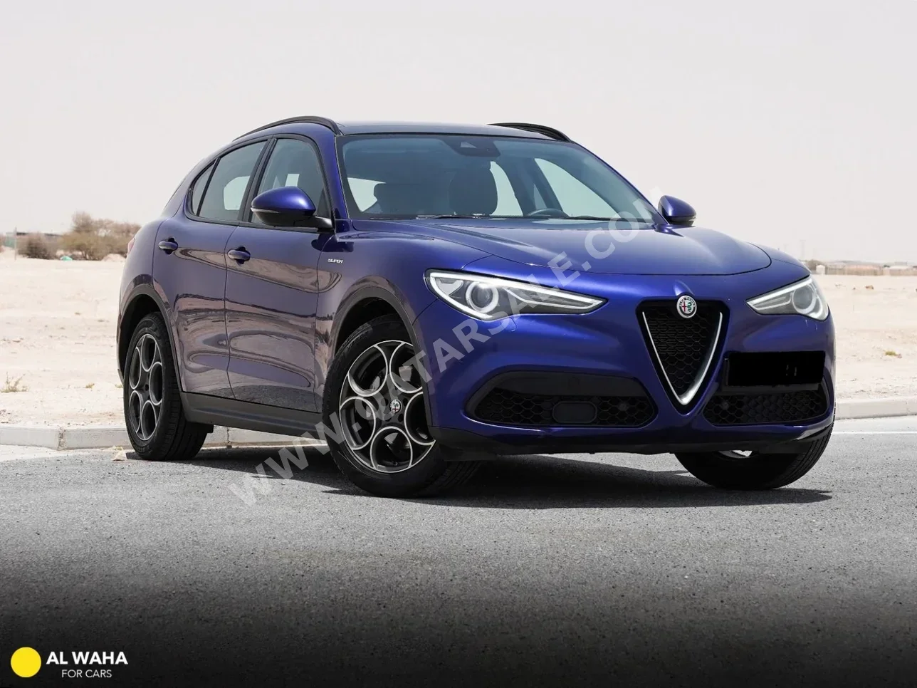 Alfa Romeo  Stelvio  2020  Automatic  53,000 Km  4 Cylinder  Four Wheel Drive (4WD)  SUV  Blue  With Warranty