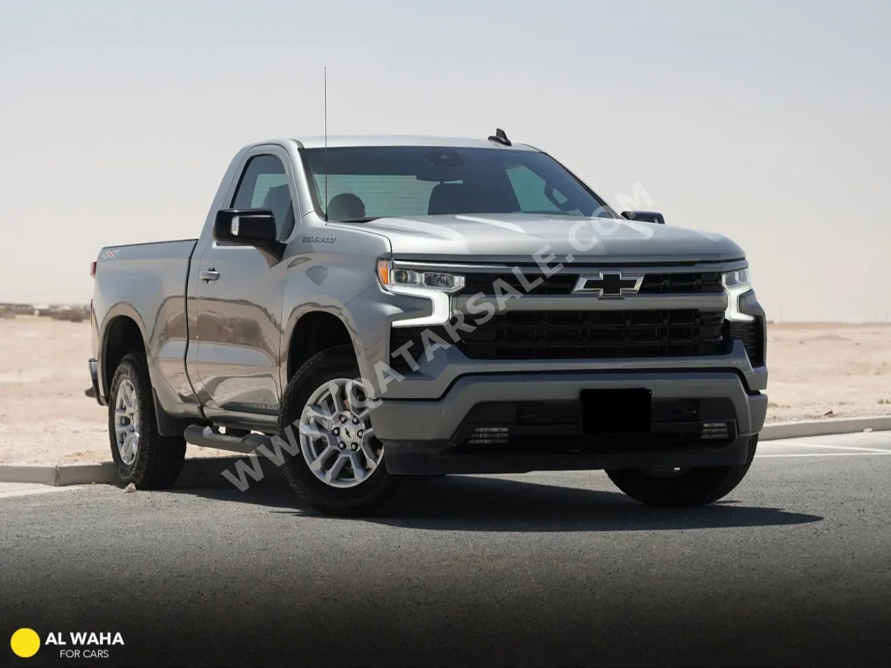 Chevrolet  Silverado  RST  2023  Automatic  28,000 Km  8 Cylinder  Four Wheel Drive (4WD)  Pick Up  Silver  With Warranty