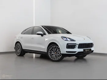Porsche  Cayenne  Coupe  2023  Automatic  40,800 Km  6 Cylinder  All Wheel Drive (AWD)  SUV  White  With Warranty