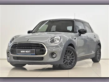 Mini  Cooper  2020  Automatic  59,500 Km  3 Cylinder  Front Wheel Drive (FWD)  Hatchback  Gray  With Warranty