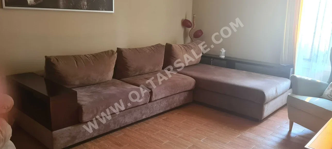 Sofas, Couches & Chairs L shape  - Brown