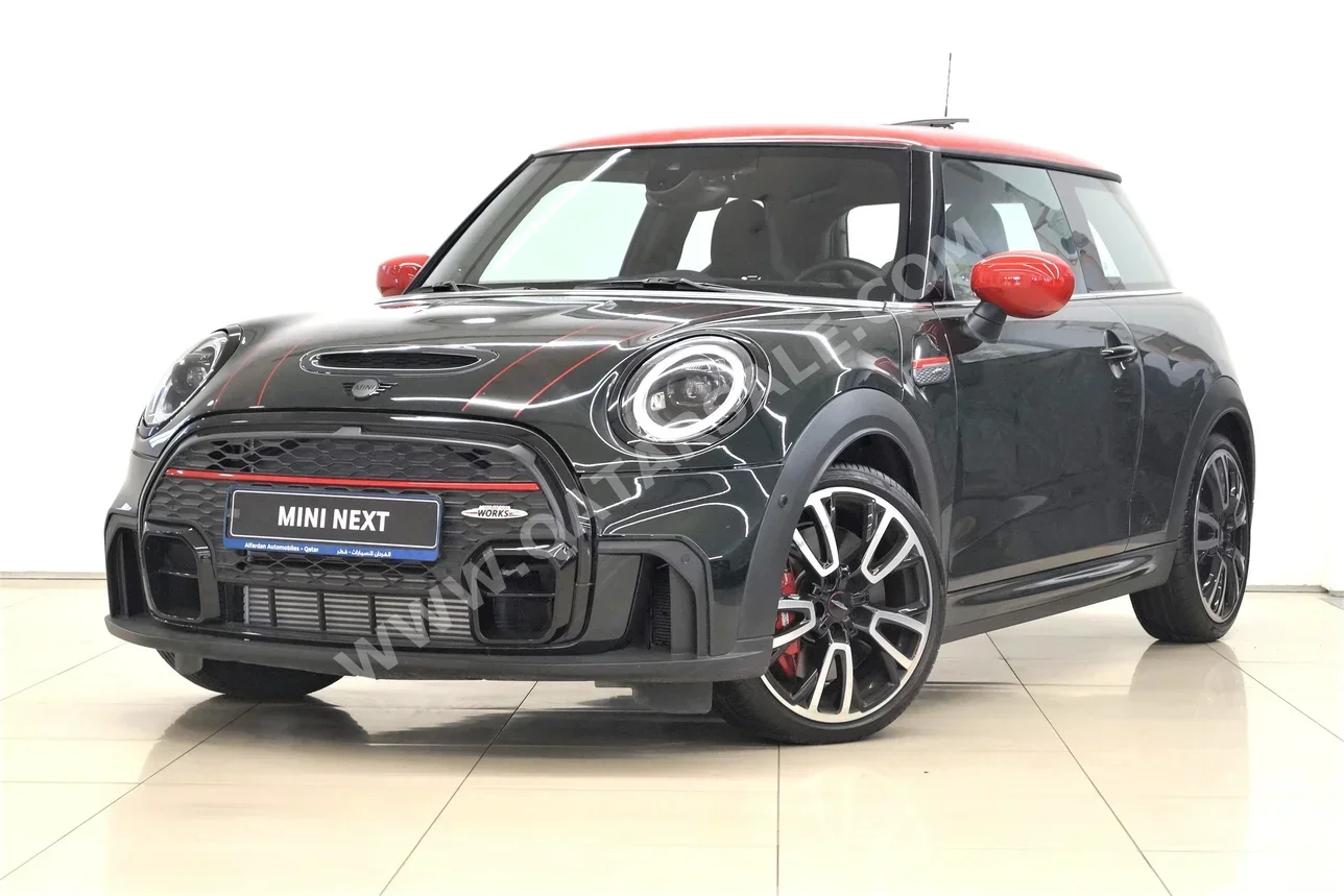 Mini  Cooper  JCW  2023  Automatic  6,500 Km  4 Cylinder  Front Wheel Drive (FWD)  Hatchback  Green  With Warranty