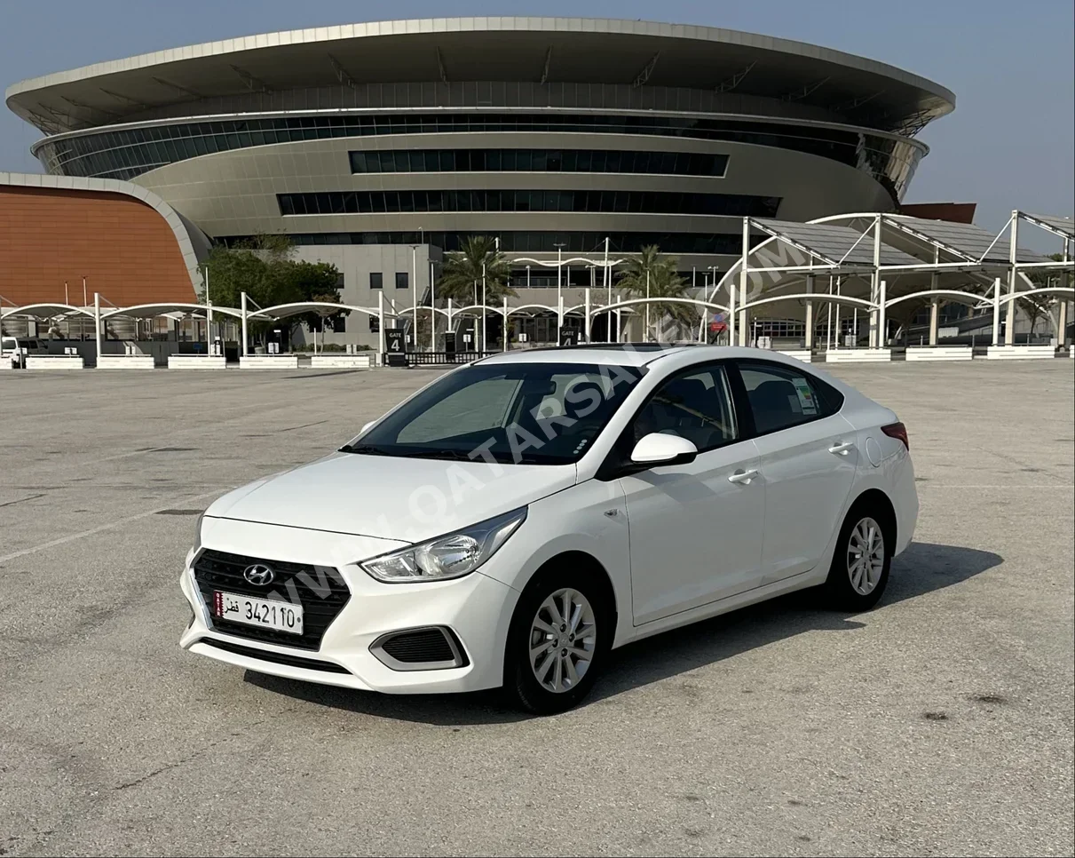 Hyundai  Accent  2020  Automatic  59,000 Km  4 Cylinder  Front Wheel Drive (FWD)  Sedan  White