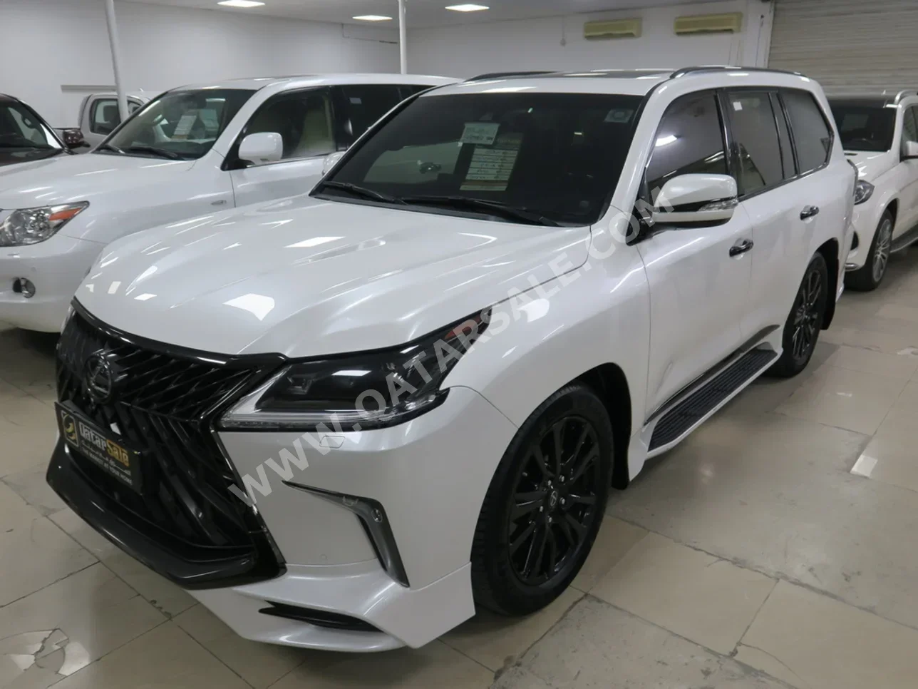 Lexus  LX  570 S Black Edition  2019  Automatic  78,000 Km  8 Cylinder  Four Wheel Drive (4WD)  SUV  White