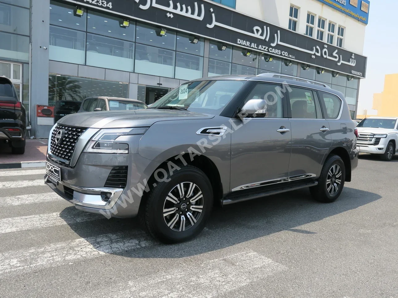 Nissan  Patrol  Titanium  2024  Automatic  0 Km  6 Cylinder  Four Wheel Drive (4WD)  SUV  Gray  With Warranty