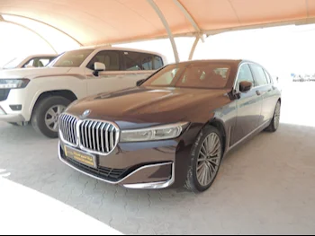 BMW  7-Series  730 Li  2020  Automatic  50,000 Km  4 Cylinder  Rear Wheel Drive (RWD)  Sedan  Black