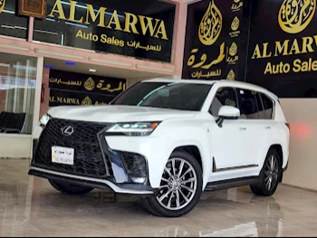 Lexus  LX  600 F Sport  2023  Automatic  10,000 Km  6 Cylinder  Four Wheel Drive (4WD)  SUV  White  With Warranty