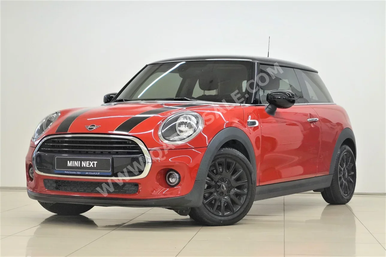 Mini  Cooper  2021  Automatic  14,200 Km  3 Cylinder  Front Wheel Drive (FWD)  Hatchback  Red  With Warranty