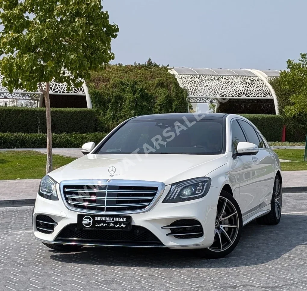 Mercedes-Benz  S-Class  450AMG  2018  Automatic  46,525 Km  6 Cylinder  Rear Wheel Drive (RWD)  Sedan  White