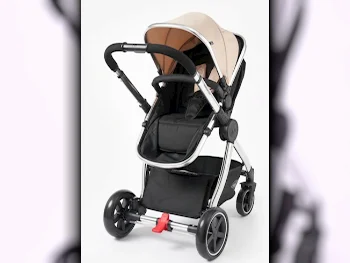 Kids Strollers Single Stroller  Beige  0-3 Years  2 Kg  Convertible to Car Seat
