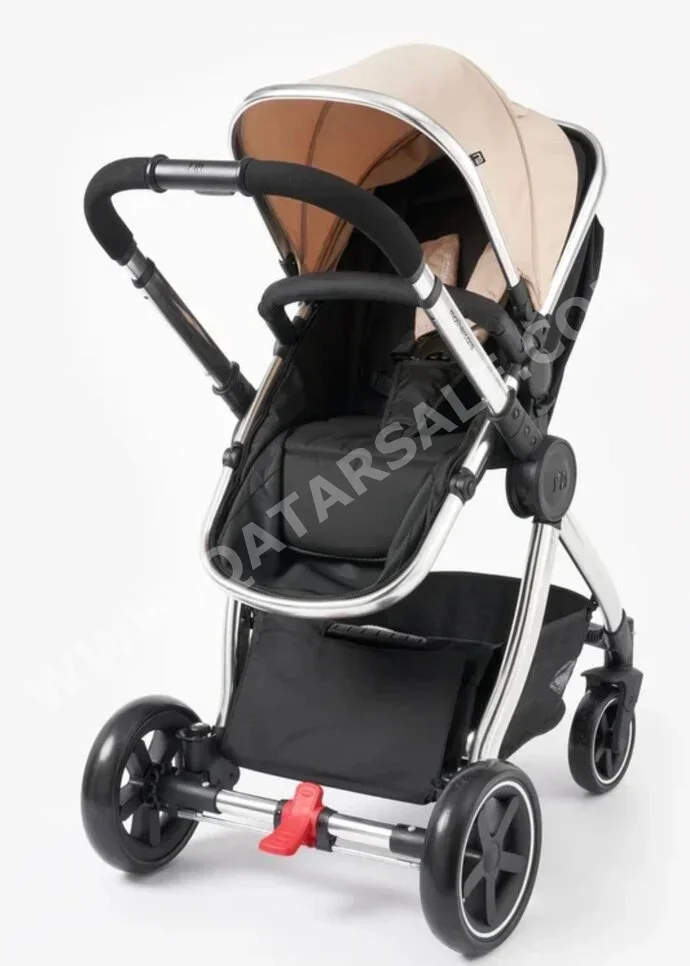 Kids Strollers Single Stroller  Beige  0-3 Years  2 Kg  Convertible to Car Seat