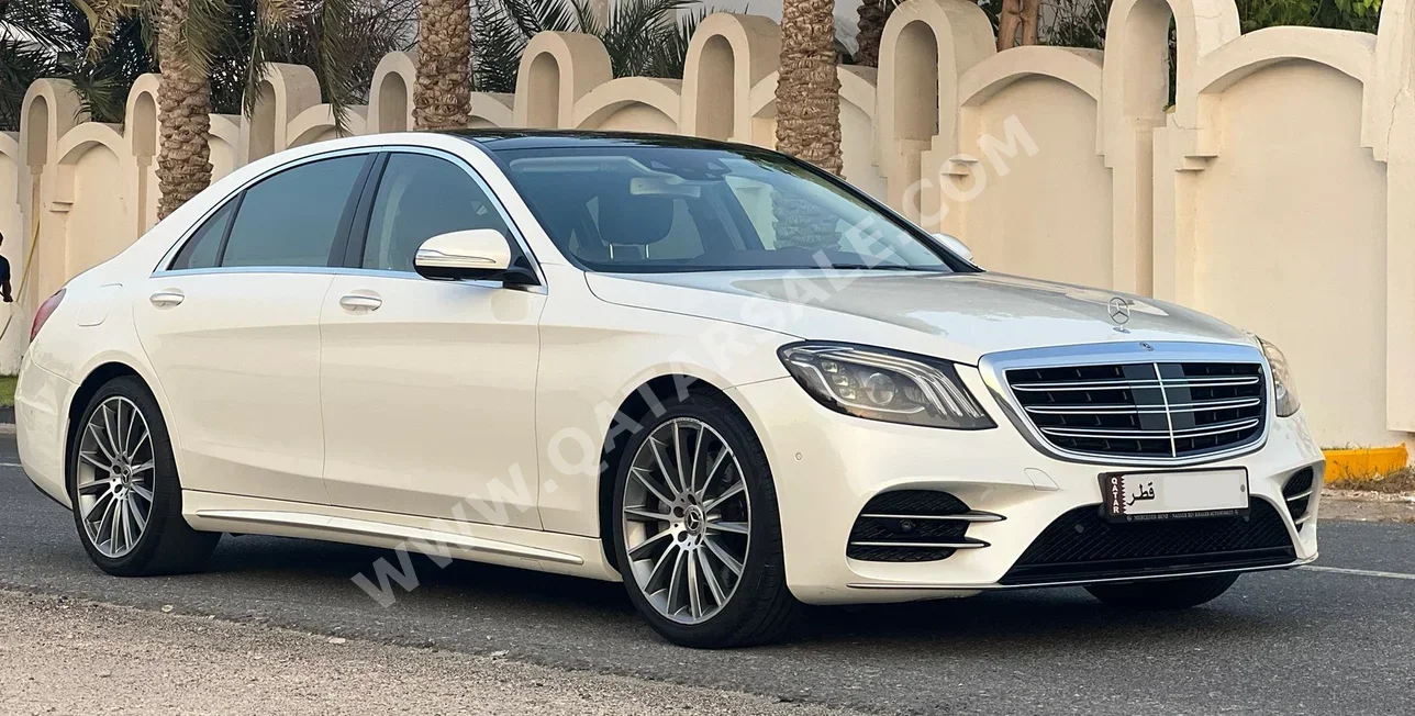 Mercedes-Benz  S-Class  450  2018  Automatic  64,000 Km  6 Cylinder  Rear Wheel Drive (RWD)  Sedan  White