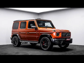 Mercedes-Benz  G-Class  63 AMG  2022  Automatic  193 Km  8 Cylinder  Four Wheel Drive (4WD)  SUV  Orange  With Warranty