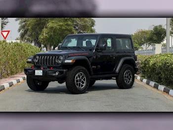 Jeep  Wrangler  Rubicon  2024  Automatic  0 Km  6 Cylinder  Four Wheel Drive (4WD)  SUV  Black  With Warranty