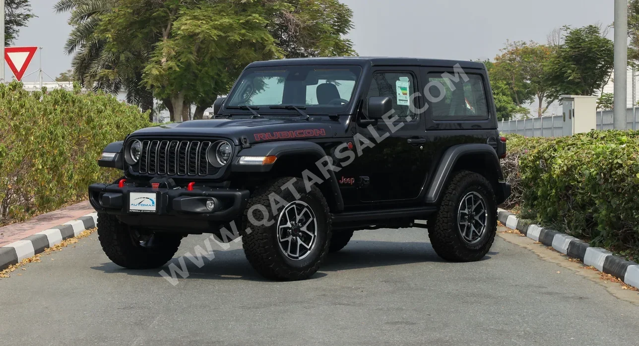 Jeep  Wrangler  Rubicon  2024  Automatic  0 Km  6 Cylinder  Four Wheel Drive (4WD)  SUV  Black  With Warranty