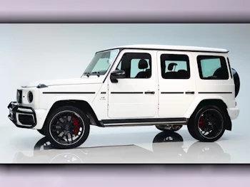 Mercedes-Benz  G-Class  63 AMG  2022  Automatic  44٬500 Km  8 Cylinder  Four Wheel Drive (4WD)  SUV  White  With Warranty