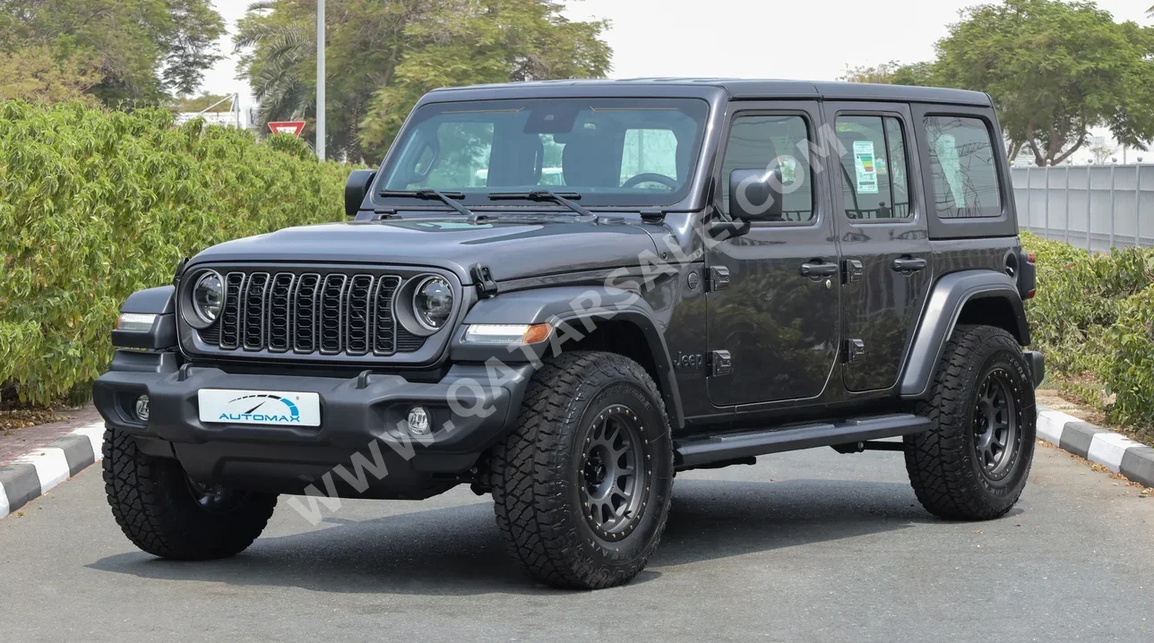 Jeep  Wrangler  Sport Plus  2024  Automatic  0 Km  4 Cylinder  Four Wheel Drive (4WD)  SUV  Gray  With Warranty