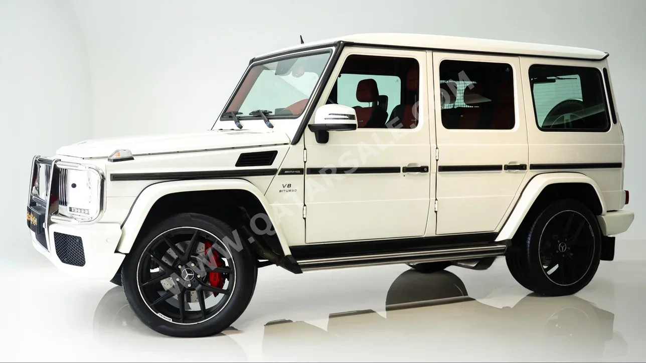 Mercedes-Benz  G-Class  63 AMG  2014  Automatic  44٬000 Km  8 Cylinder  Four Wheel Drive (4WD)  SUV  White