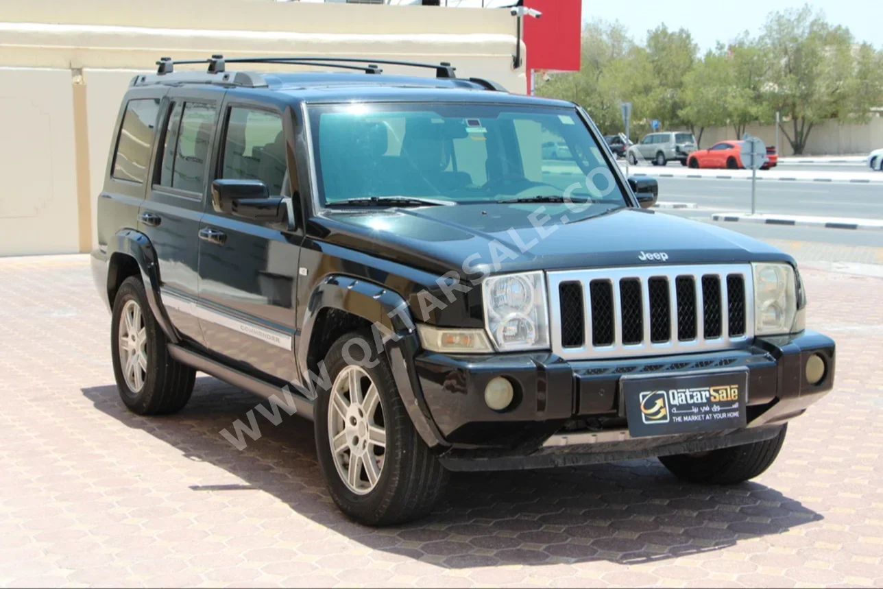 Jeep  Commander  Overland  2007  Automatic  198,000 Km  8 Cylinder  Four Wheel Drive (4WD)  SUV  Black