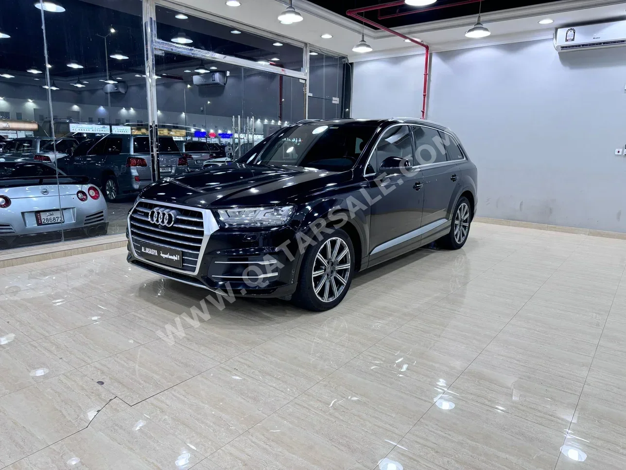 Audi  Q7  45 TFSI Quattro  2017  Automatic  109,000 Km  6 Cylinder  All Wheel Drive (AWD)  SUV  Black