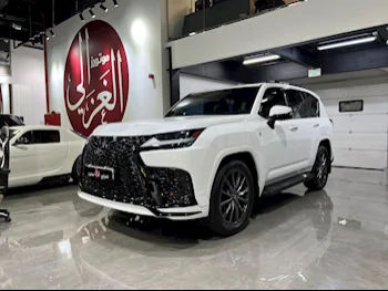 Lexus  LX  600 F Sport  2022  Automatic  40,000 Km  6 Cylinder  Four Wheel Drive (4WD)  SUV  White  With Warranty