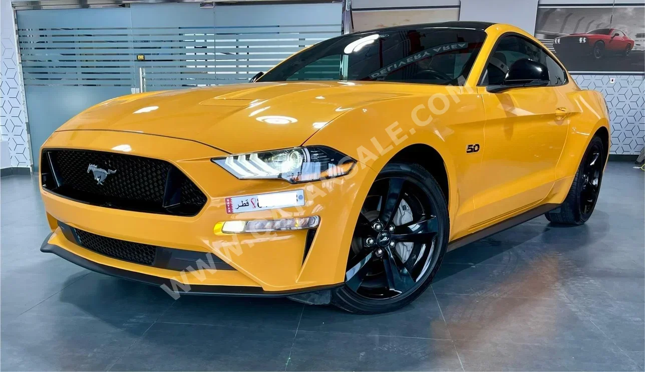 Ford  Mustang  GT  2022  Automatic  20,000 Km  8 Cylinder  Rear Wheel Drive (RWD)  Coupe / Sport  Orange  With Warranty