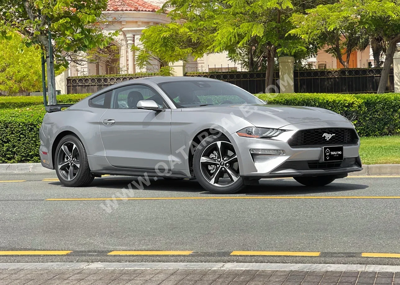 Ford  Mustang  Ecoboost  2023  Automatic  24,250 Km  4 Cylinder  Rear Wheel Drive (RWD)  Coupe / Sport  Silver  With Warranty