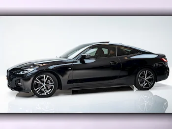 BMW  4-Series  420 I  2024  Automatic  6٬000 Km  4 Cylinder  Front Wheel Drive (FWD)  Sedan  Black  With Warranty