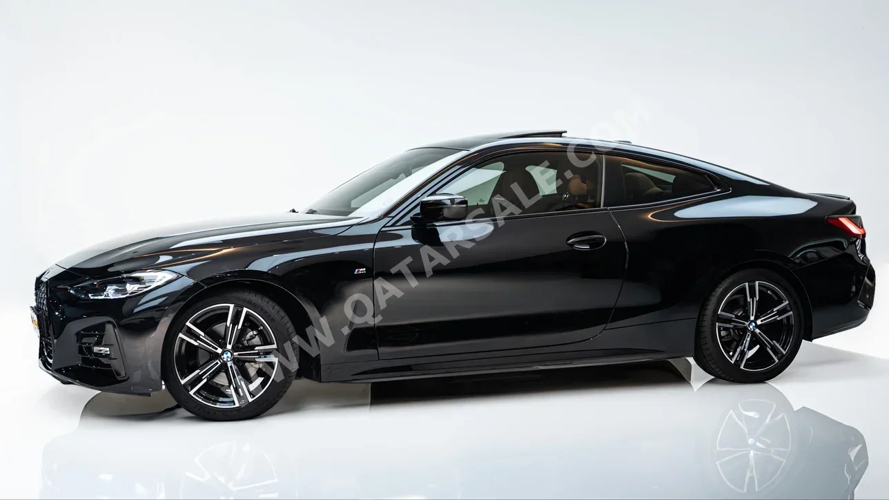 BMW  4-Series  420 I  2024  Automatic  6٬000 Km  4 Cylinder  Front Wheel Drive (FWD)  Sedan  Black  With Warranty