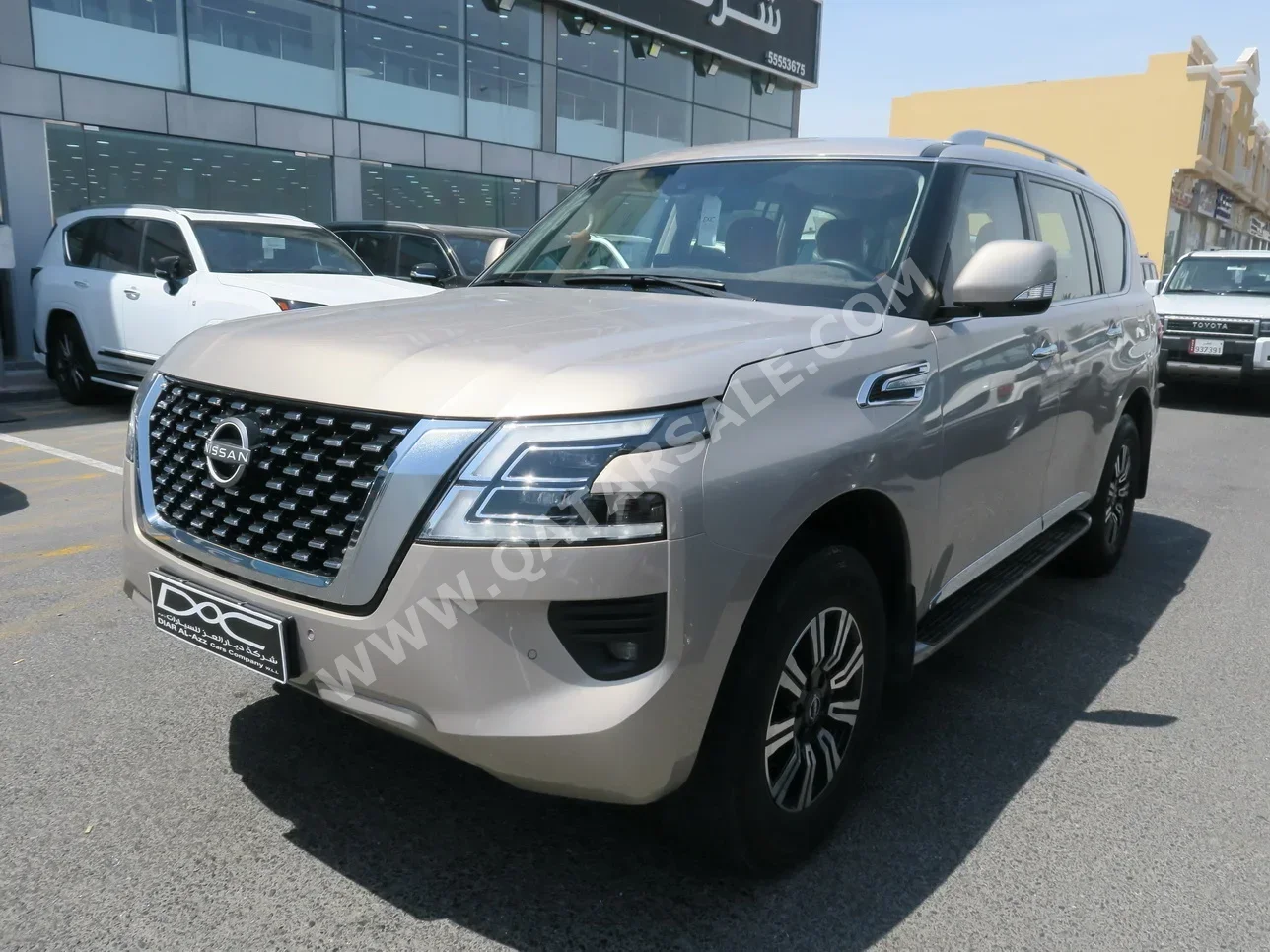 Nissan  Patrol  Titanium  2022  Automatic  38٬000 Km  6 Cylinder  Four Wheel Drive (4WD)  SUV  Beige  With Warranty