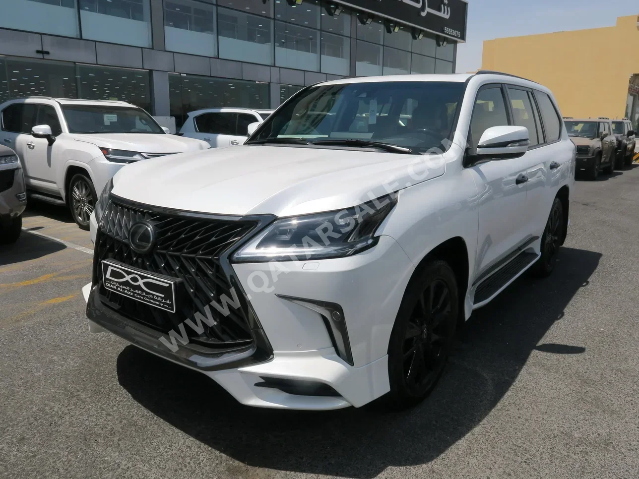 Lexus  LX  570 S Black Edition  2019  Automatic  201٬000 Km  8 Cylinder  Four Wheel Drive (4WD)  SUV  White