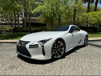 Lexus  LC  500  2018  Automatic  77,000 Km  8 Cylinder  Rear Wheel Drive (RWD)  Coupe / Sport  White