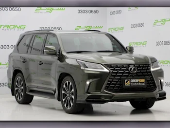 Lexus  LX  570 S Black Edition  2021  Automatic  70,000 Km  8 Cylinder  Four Wheel Drive (4WD)  SUV  Olive Green