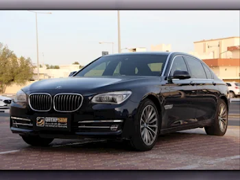 BMW  7-Series  730 Li  2014  Automatic  50,000 Km  6 Cylinder  Rear Wheel Drive (RWD)  Sedan  Blue
