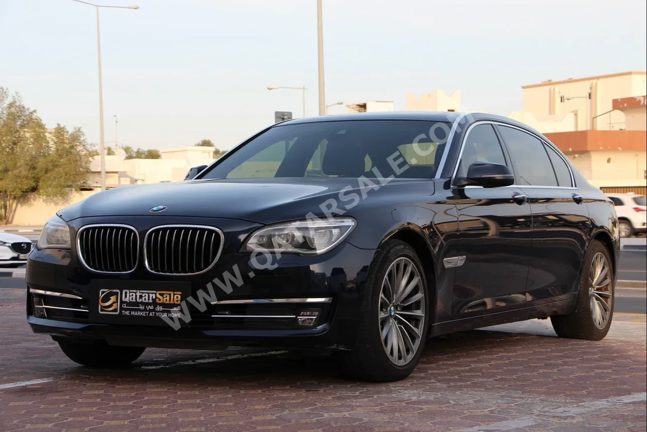 BMW  7-Series  730 Li  2014  Automatic  50,000 Km  6 Cylinder  Rear Wheel Drive (RWD)  Sedan  Blue