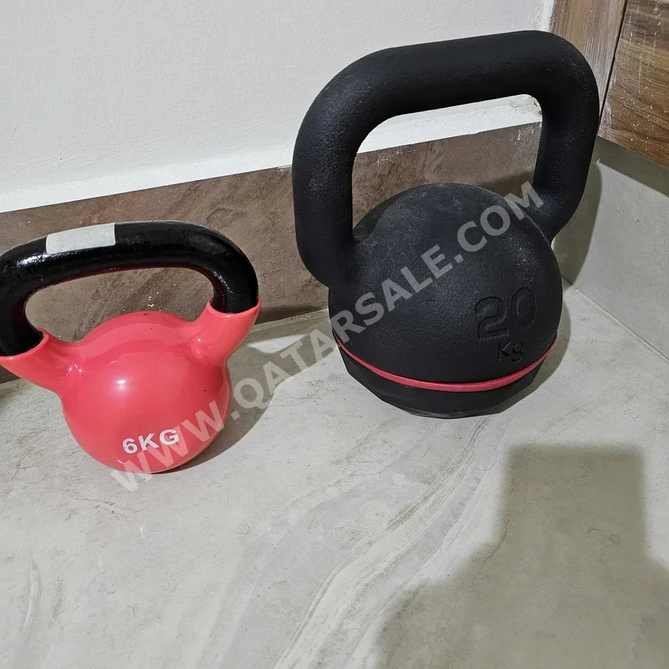 Weights - Kettlebells  - Round  - Black