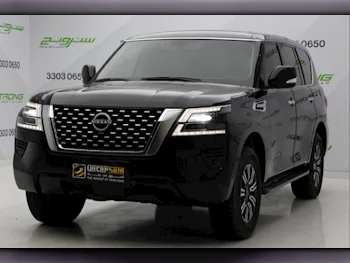 Nissan  Patrol  SE  2022  Automatic  45,000 Km  6 Cylinder  Four Wheel Drive (4WD)  SUV  Black  With Warranty