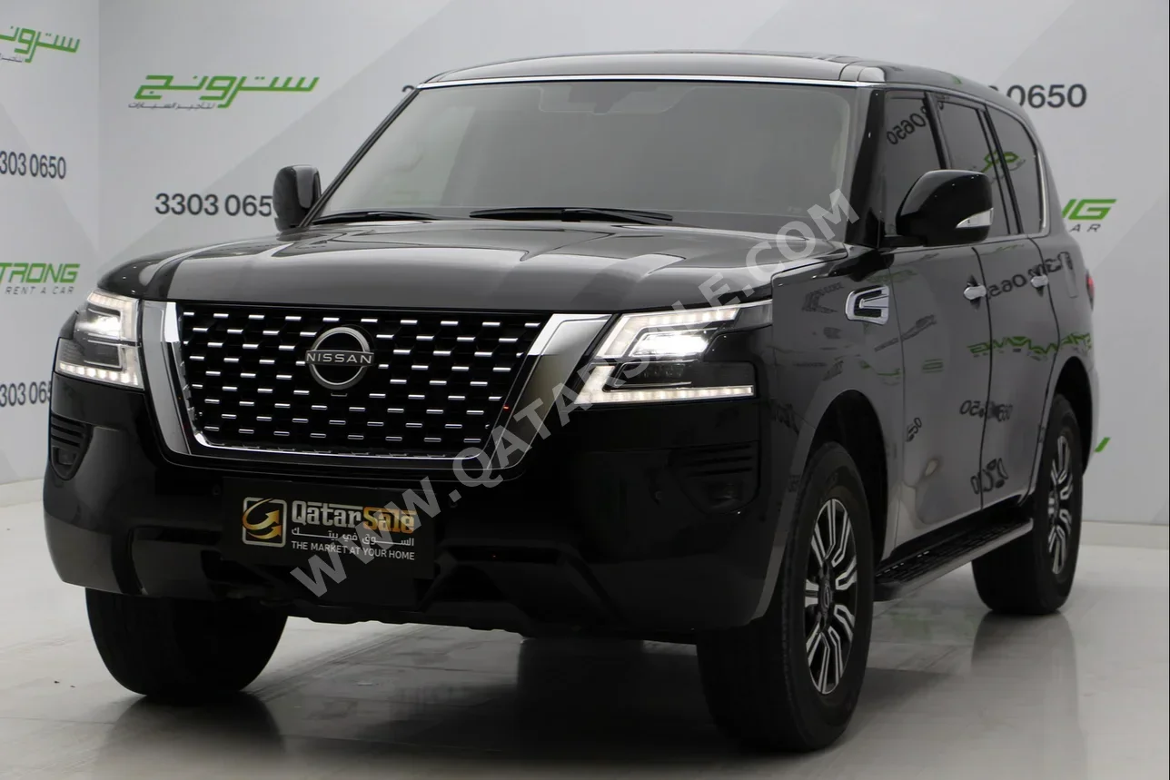 Nissan  Patrol  SE  2022  Automatic  45,000 Km  6 Cylinder  Four Wheel Drive (4WD)  SUV  Black  With Warranty