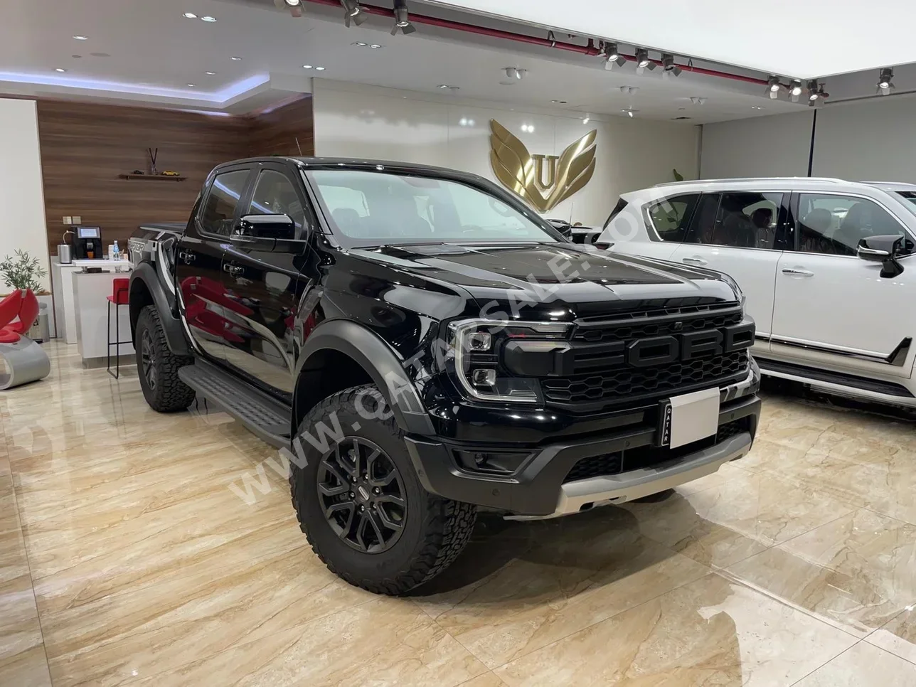 Ford  Ranger  Raptor  2023  Automatic  7٬000 Km  6 Cylinder  Four Wheel Drive (4WD)  Pick Up  Black  With Warranty