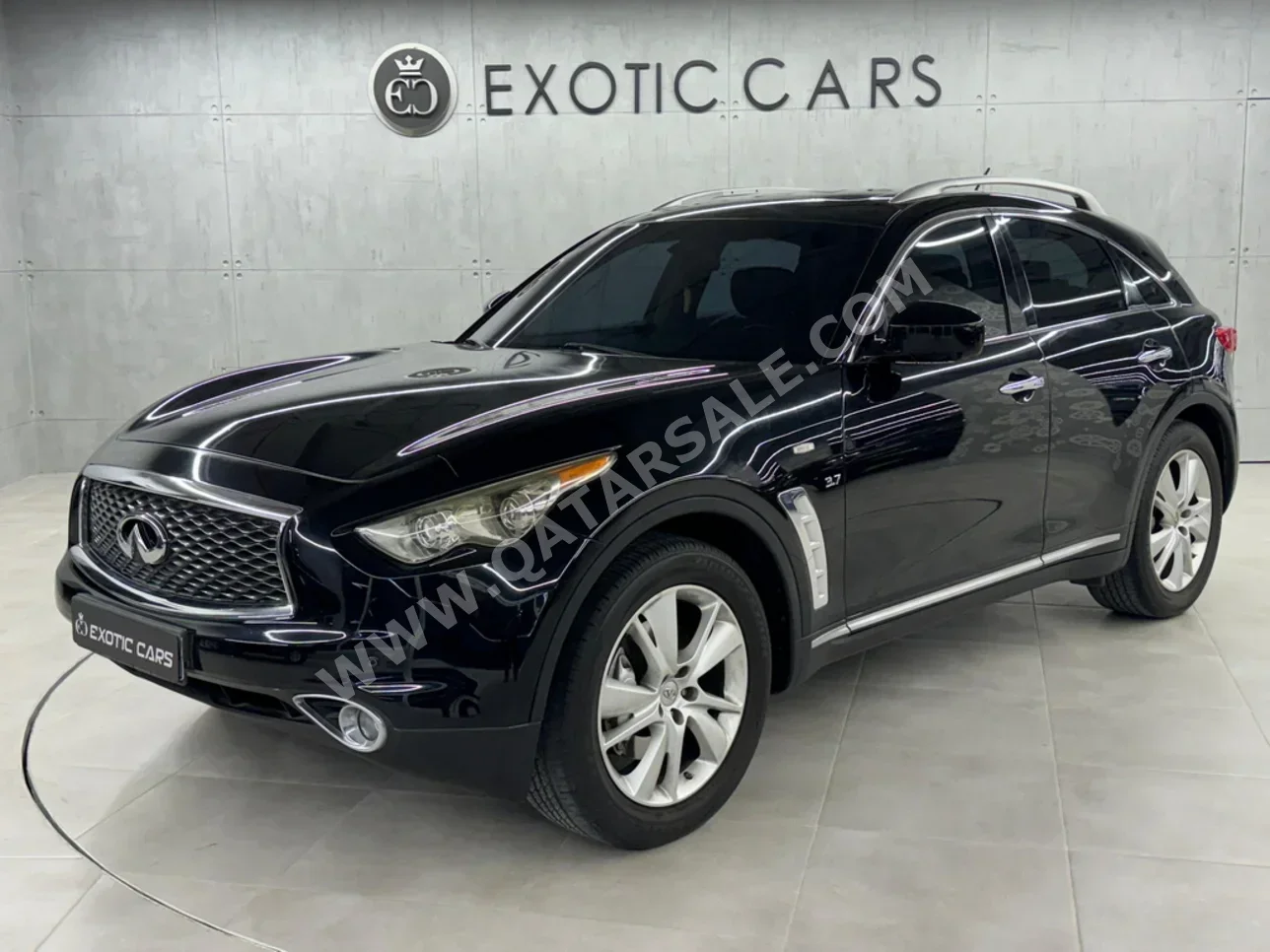 Infiniti  QX  70  2017  Automatic  84,000 Km  6 Cylinder  Four Wheel Drive (4WD)  SUV  Black