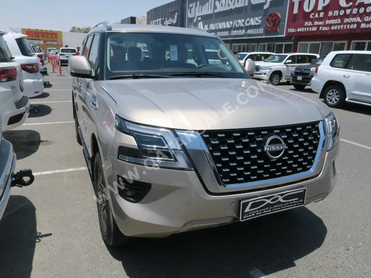 Nissan  Patrol  Titanium  2022  Automatic  38,000 Km  6 Cylinder  Four Wheel Drive (4WD)  SUV  Beige  With Warranty