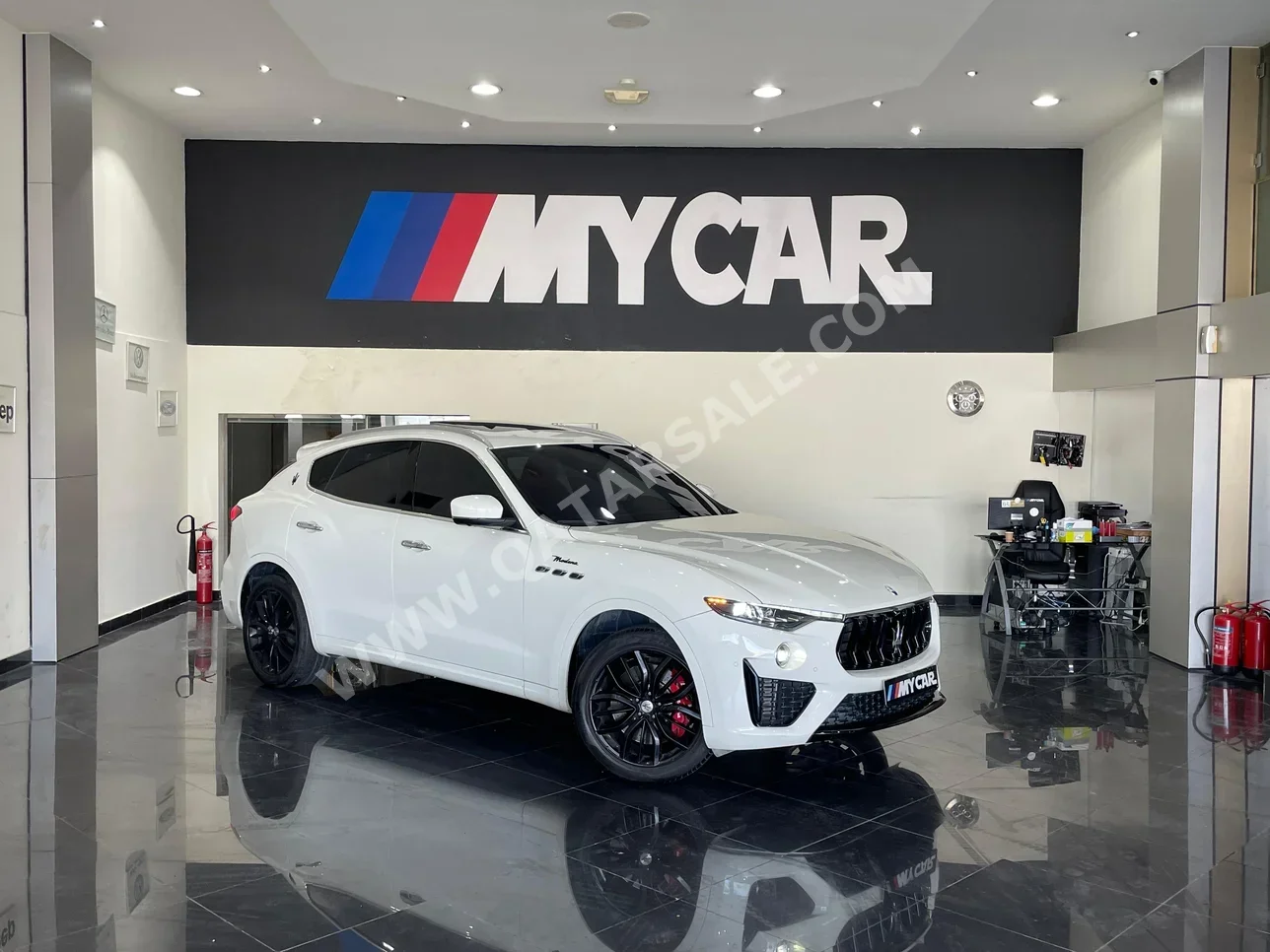 Maserati  Levante  2022  Automatic  72٬000 Km  6 Cylinder  Four Wheel Drive (4WD)  SUV  White  With Warranty