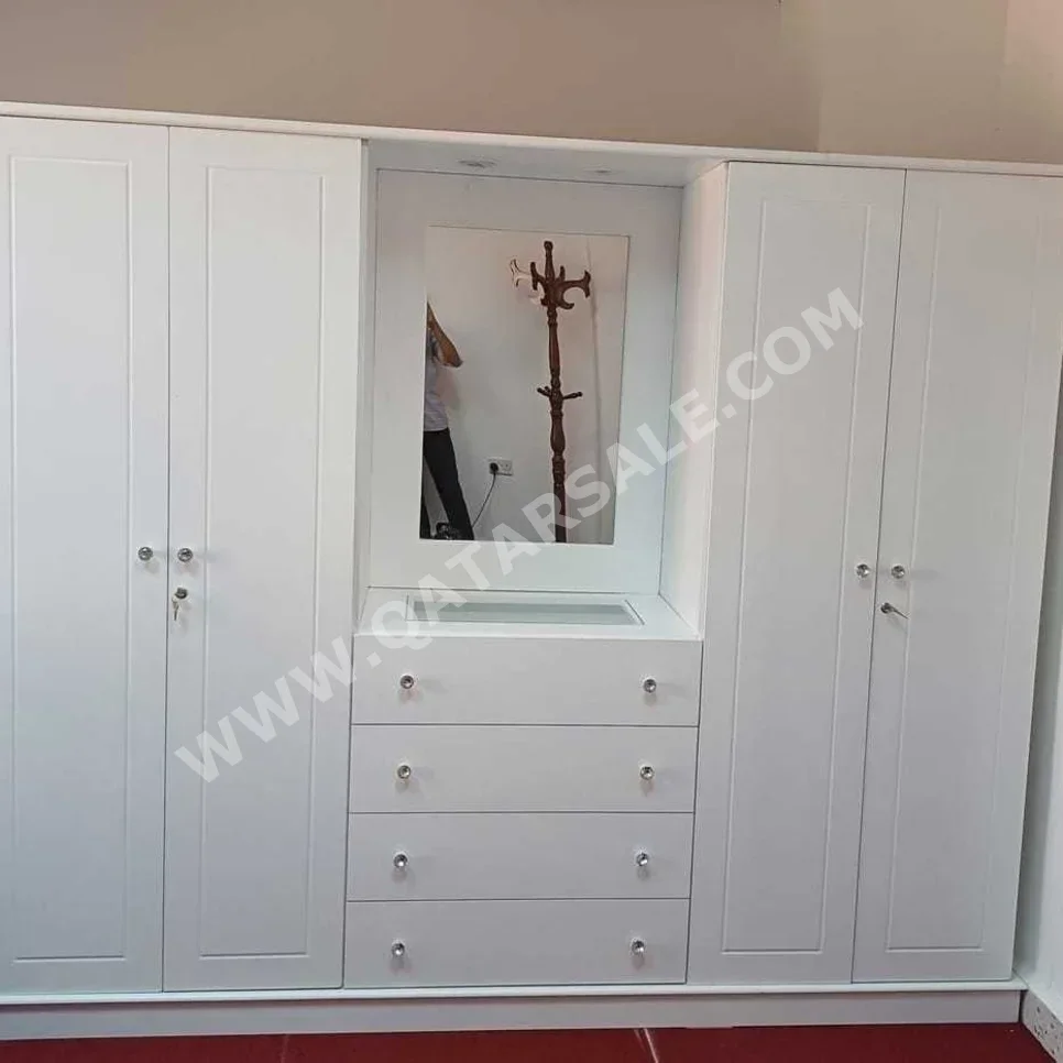 Wardrobes & Dressers - Doha Furniture  - Wardrobes  - White