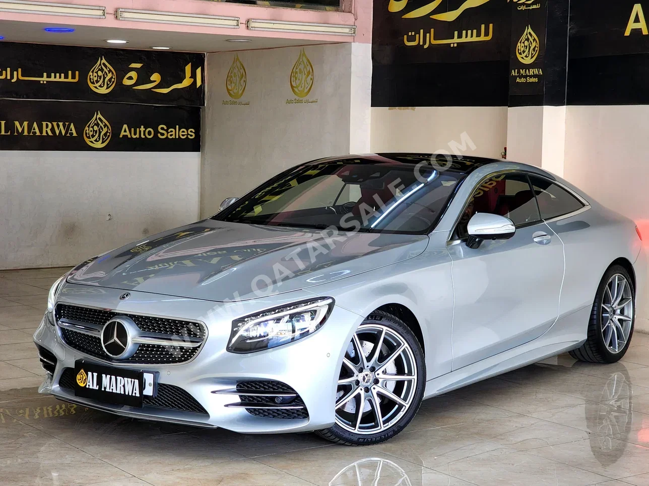  مرسيدس - بنز  اس - كلاس  560 Coupe  2018  اوتوماتيك  62,000 كم  8 سلندر  دفع خلفي  كوبيه \ سبورت  فضي  تحت الضمان