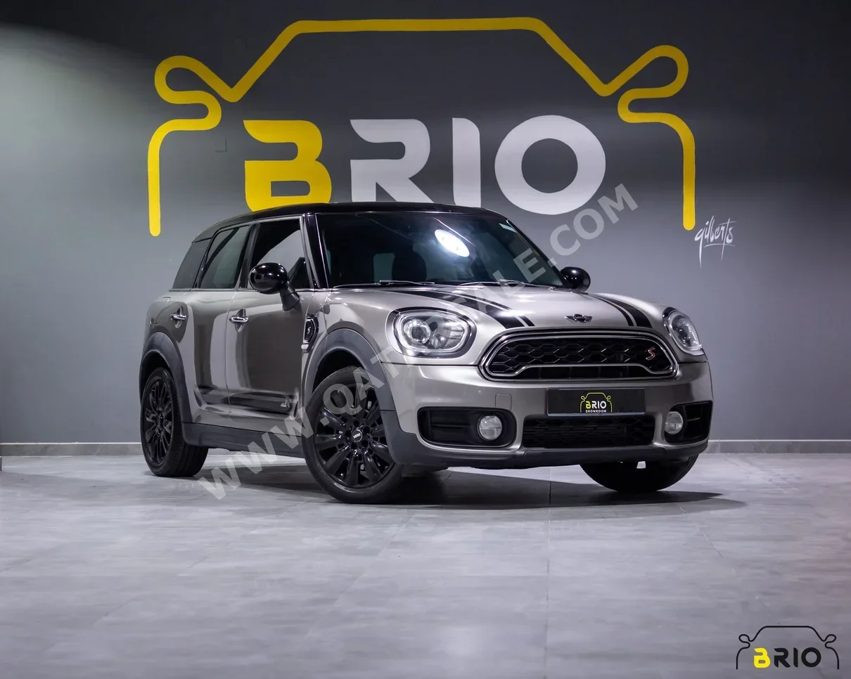 Mini  Cooper  CountryMan  S  2018  Automatic  73,000 Km  4 Cylinder  Front Wheel Drive (FWD)  Hatchback  Gray