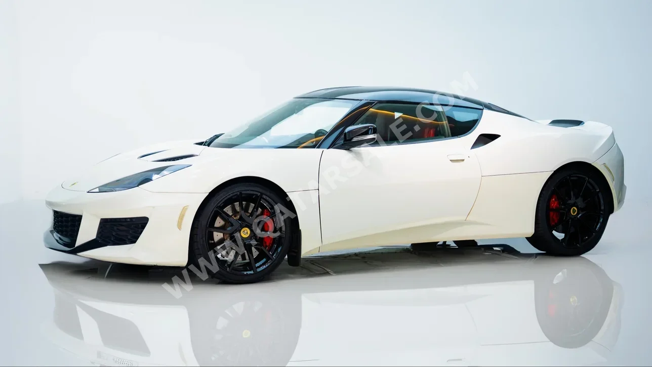 Lotus  Evora  400  2019  Automatic  14٬000 Km  6 Cylinder  Rear Wheel Drive (RWD)  Coupe / Sport  White