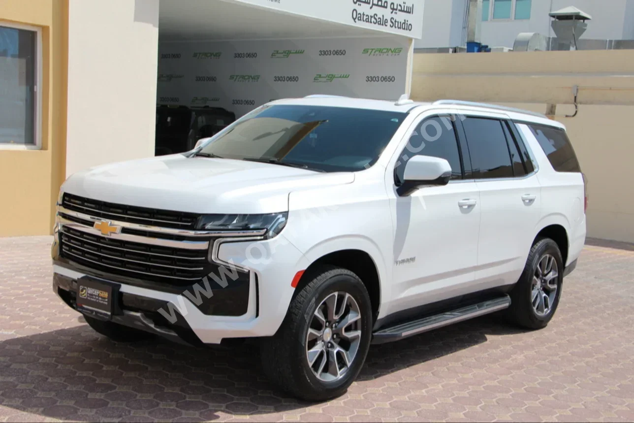 Chevrolet  Tahoe  LT  2021  Automatic  90,600 Km  8 Cylinder  Four Wheel Drive (4WD)  SUV  White  With Warranty