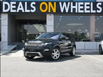 Land Rover  Evoque  2014  Automatic  113,000 Km  4 Cylinder  Four Wheel Drive (4WD)  SUV  Black
