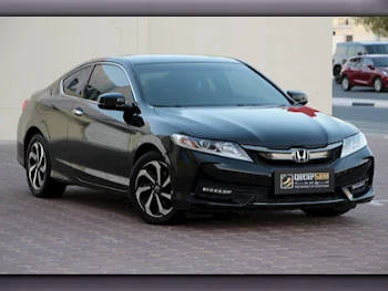 Honda  Accord  Coupe  2017  Automatic  86,000 Km  4 Cylinder  Front Wheel Drive (FWD)  Coupe / Sport  Black