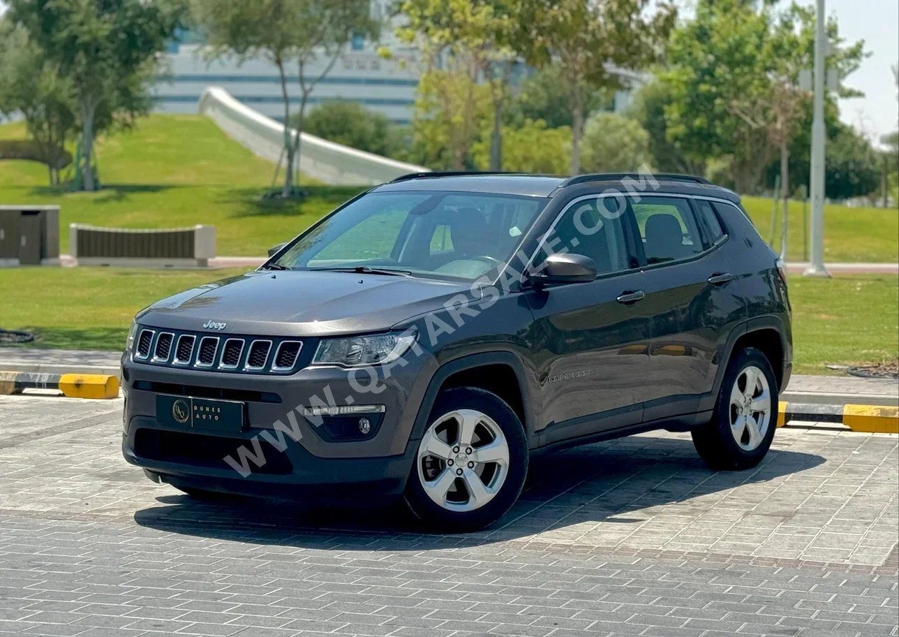 Jeep  Compass  longitude  2019  Automatic  64,000 Km  4 Cylinder  Four Wheel Drive (4WD)  SUV  Gray